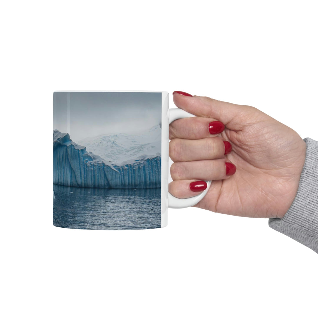 Textured Ice - Ceramic Mug 11oz - Visiting This World