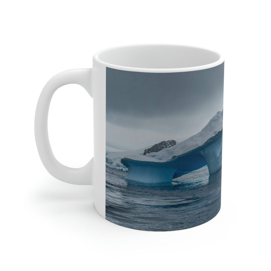 Textured Ice - Ceramic Mug 11oz - Visiting This World