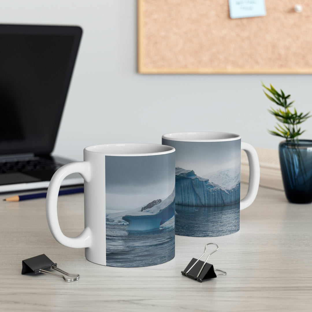 Textured Ice - Ceramic Mug 11oz - Visiting This World