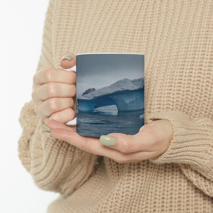 Textured Ice - Ceramic Mug 11oz - Visiting This World