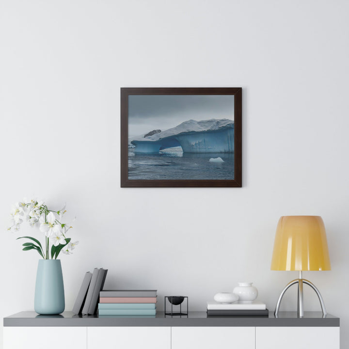 Textured Ice - Framed Print - Visiting This World