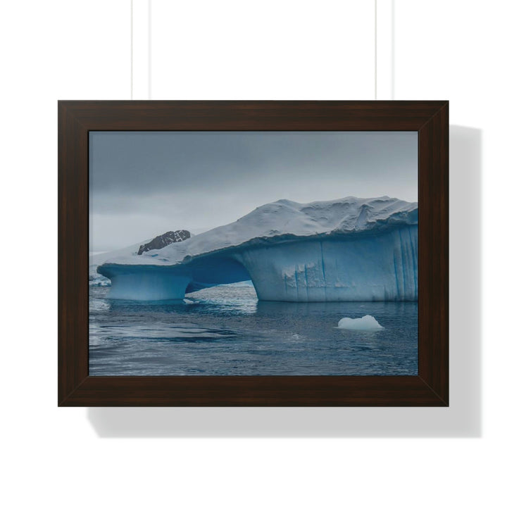 Textured Ice - Framed Print - Visiting This World