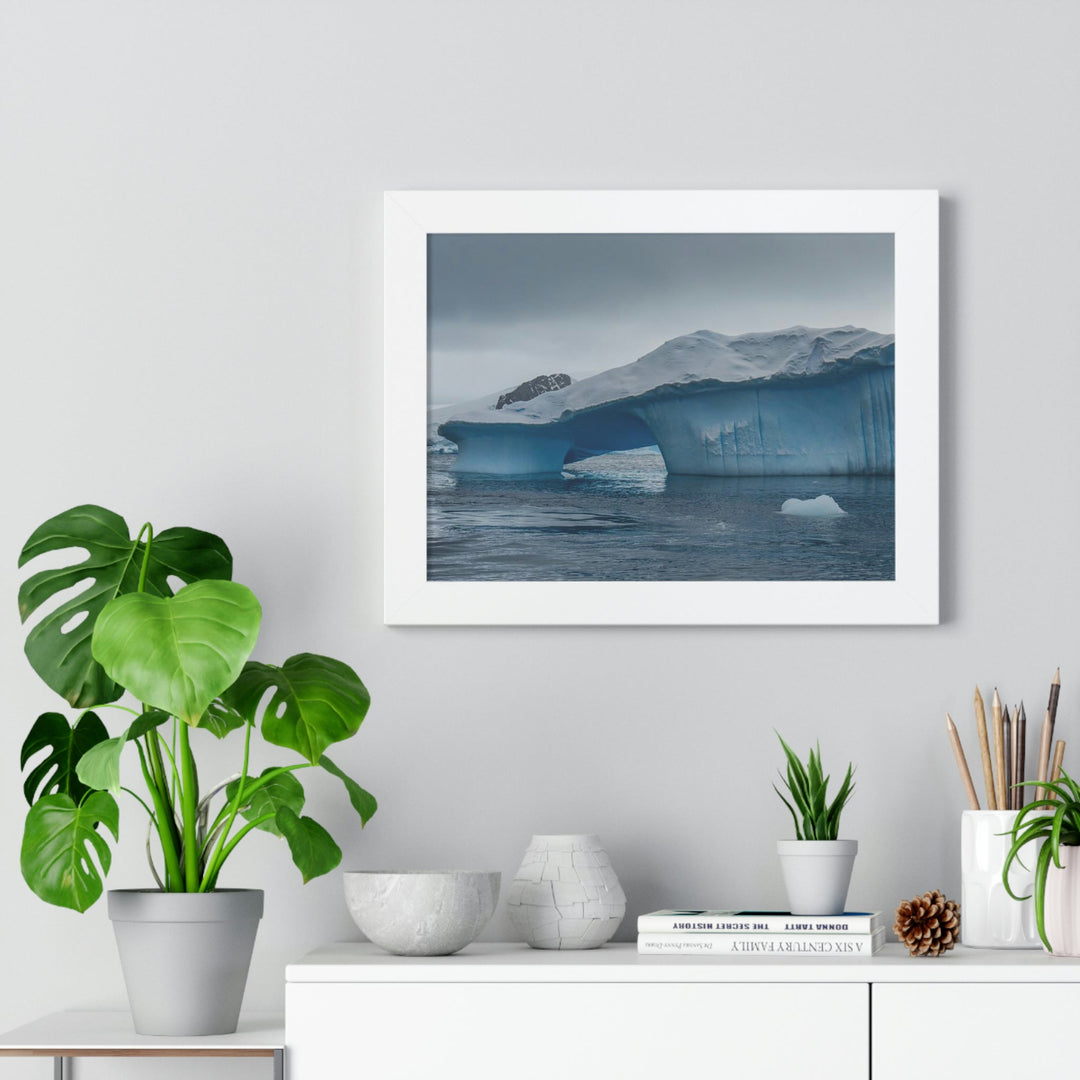 Textured Ice - Framed Print - Visiting This World