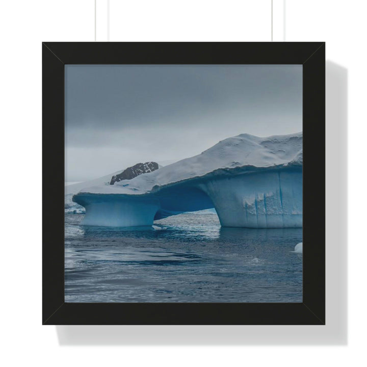 Textured Ice - Framed Print - Visiting This World