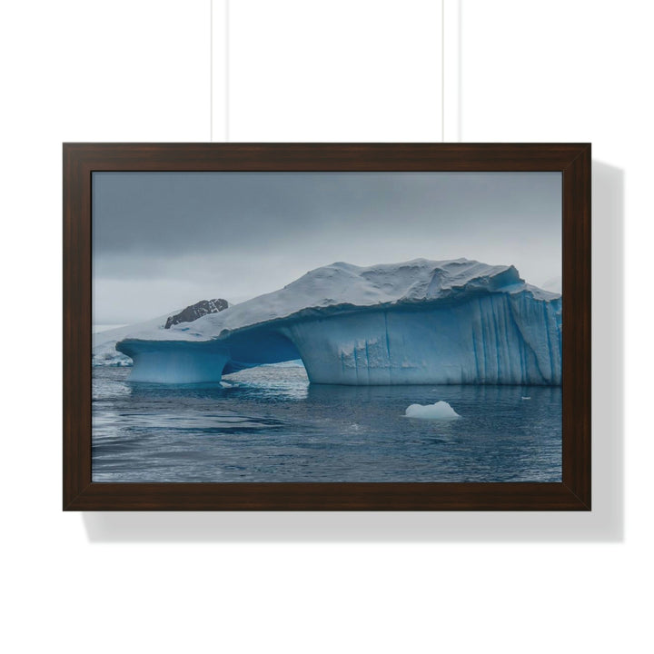 Textured Ice - Framed Print - Visiting This World