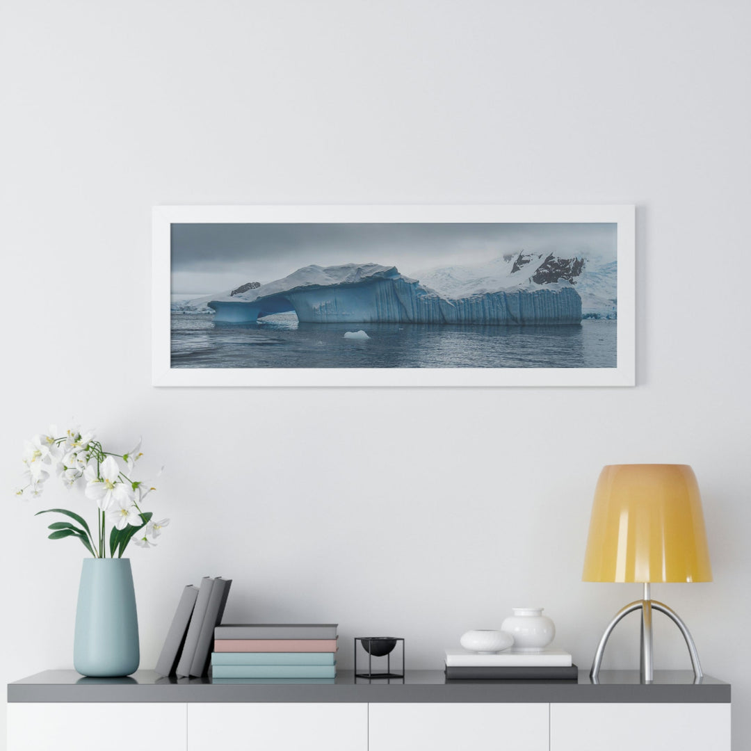 Textured Ice - Framed Print - Visiting This World