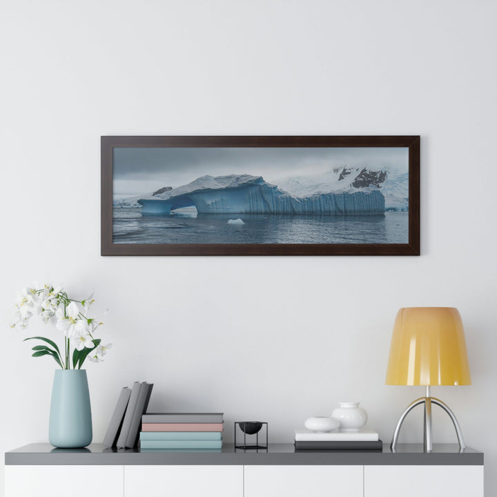 Textured Ice - Framed Print - Visiting This World