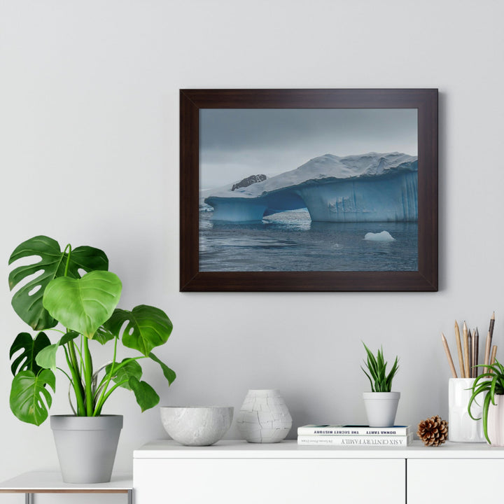 Textured Ice - Framed Print - Visiting This World