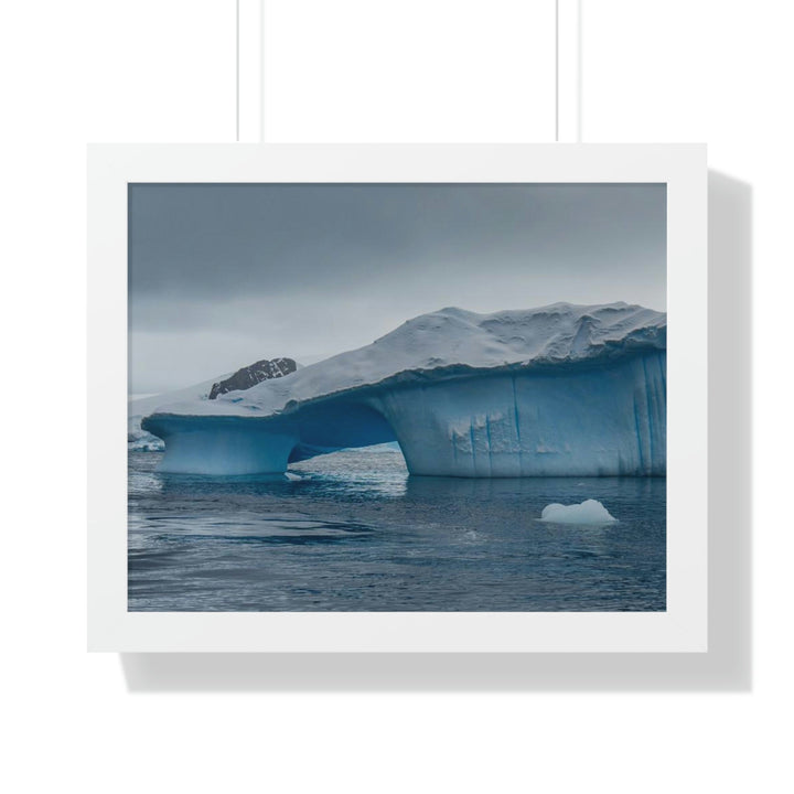 Textured Ice - Framed Print - Visiting This World