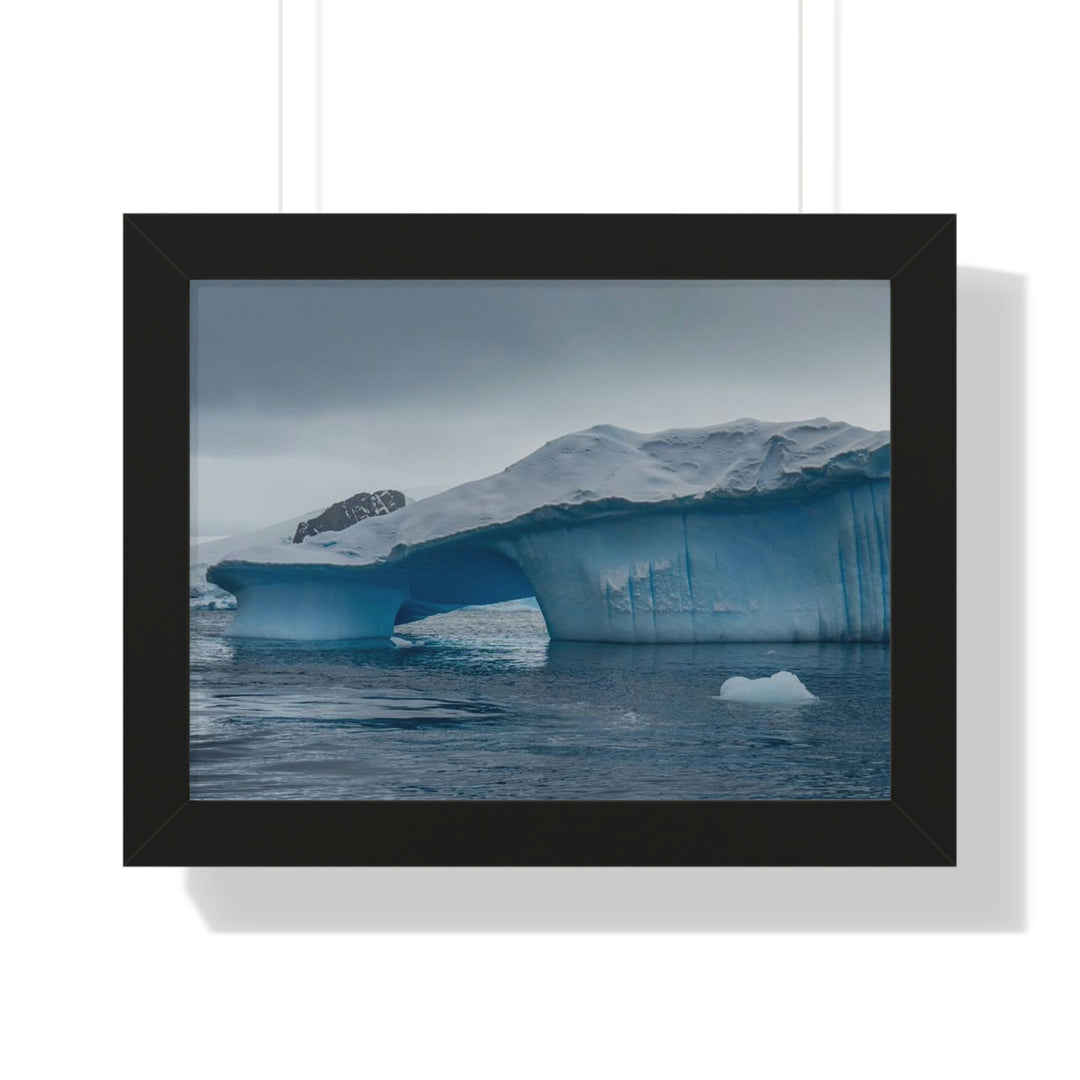 Textured Ice - Framed Print - Visiting This World