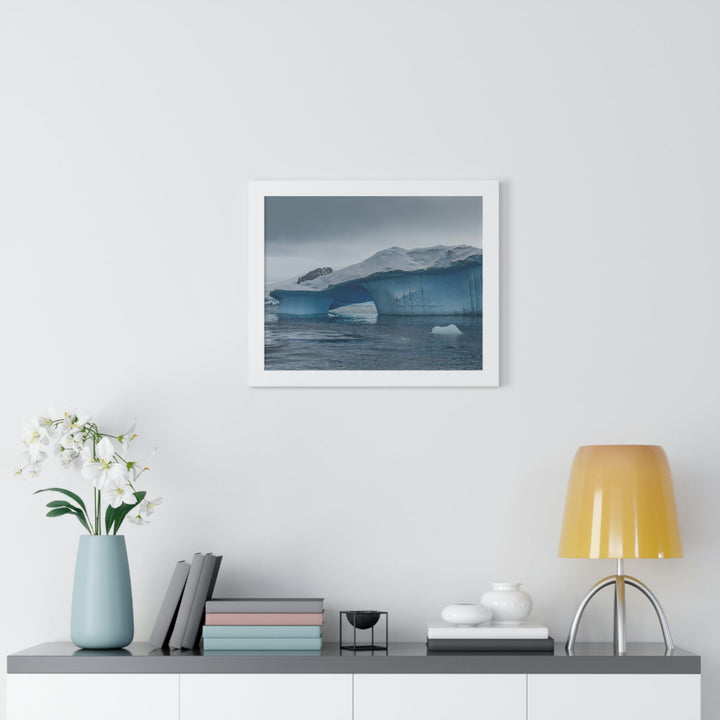 Textured Ice - Framed Print - Visiting This World