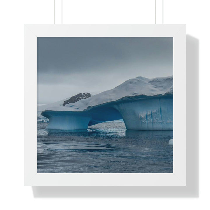 Textured Ice - Framed Print - Visiting This World