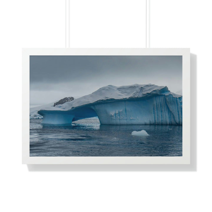 Textured Ice - Framed Print - Visiting This World