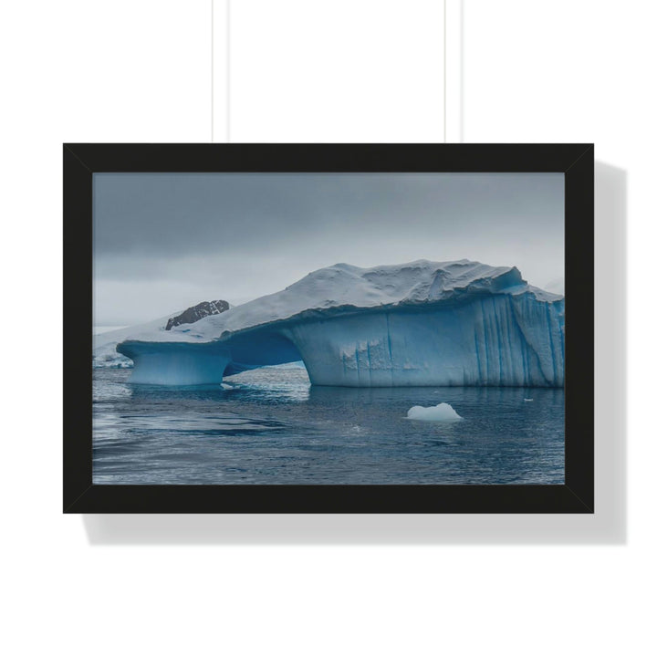 Textured Ice - Framed Print - Visiting This World