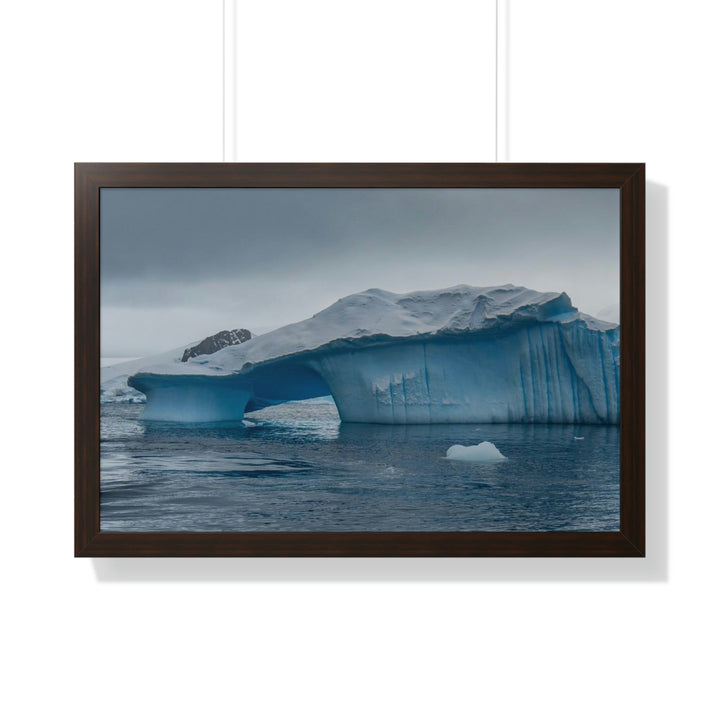 Textured Ice - Framed Print - Visiting This World