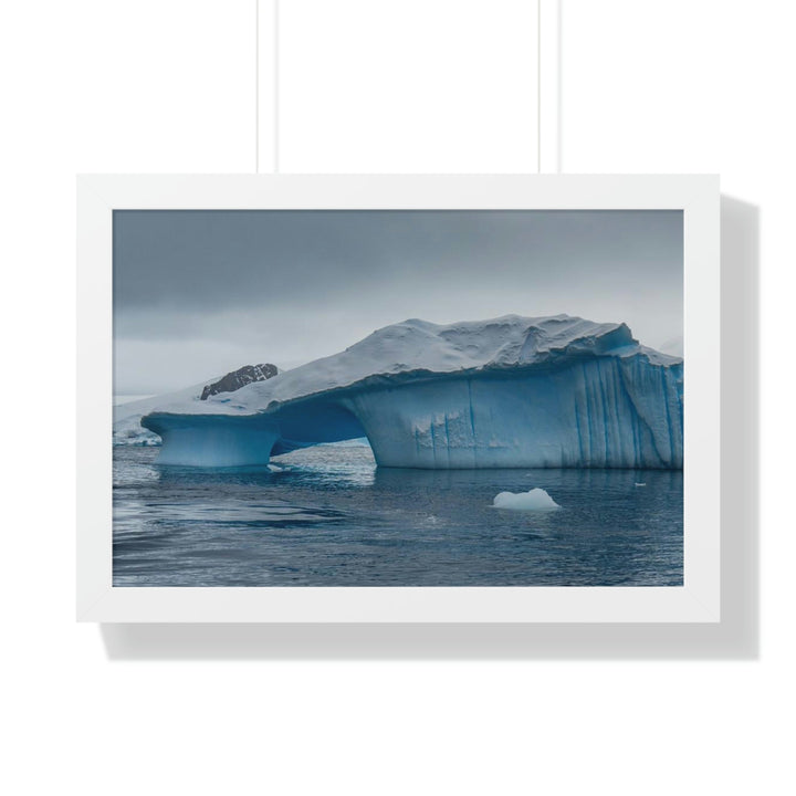 Textured Ice - Framed Print - Visiting This World