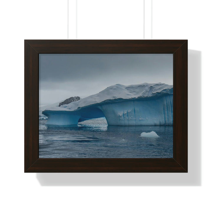 Textured Ice - Framed Print - Visiting This World