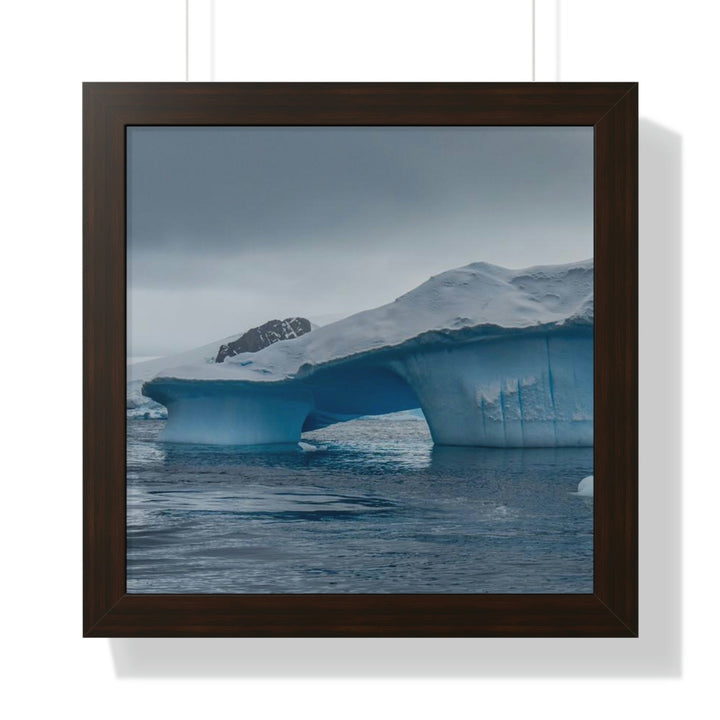 Textured Ice - Framed Print - Visiting This World