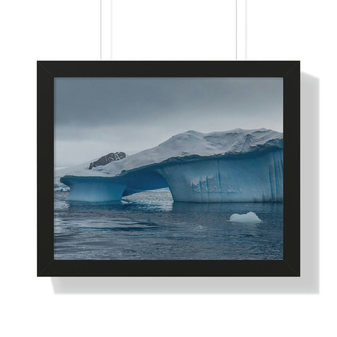 Textured Ice - Framed Print - Visiting This World