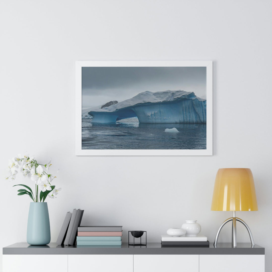 Textured Ice - Framed Print - Visiting This World