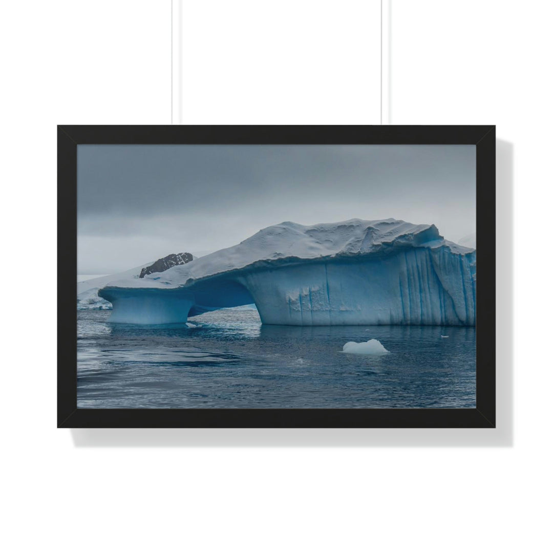 Textured Ice - Framed Print - Visiting This World