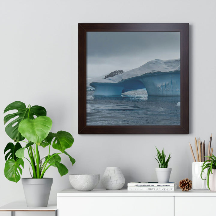 Textured Ice - Framed Print - Visiting This World