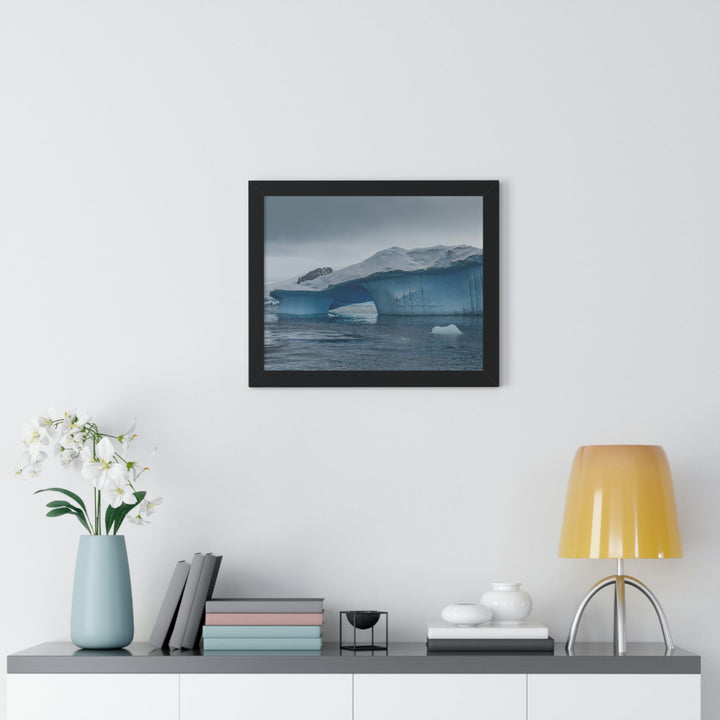 Textured Ice - Framed Print - Visiting This World