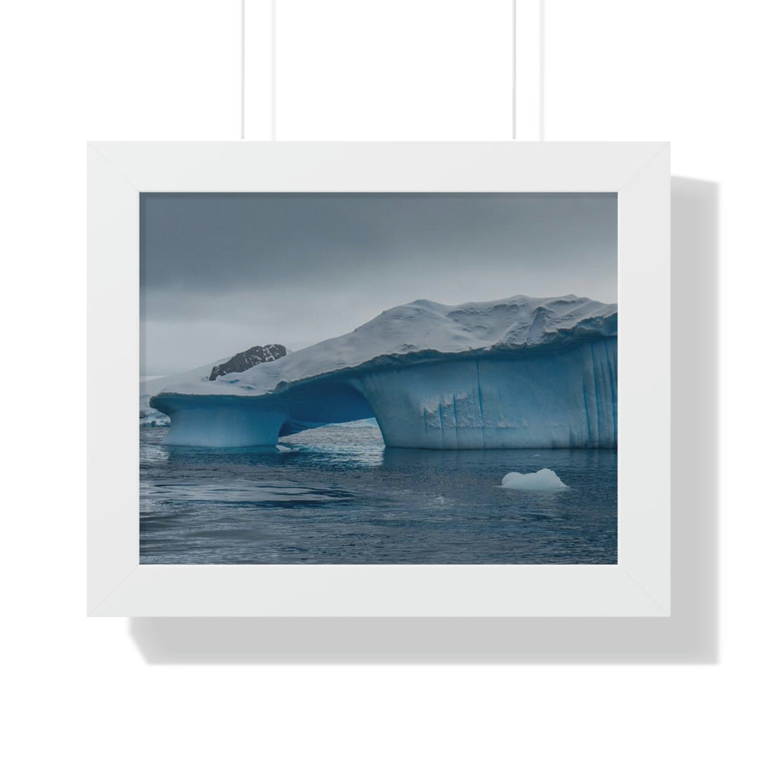 Textured Ice - Framed Print - Visiting This World