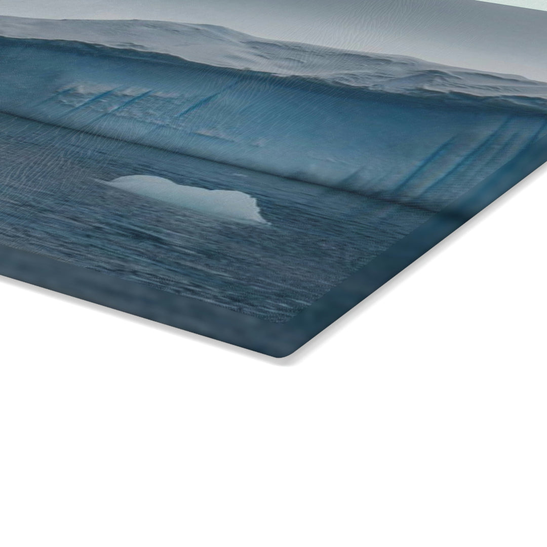 Textured Ice - Glass Cutting Board - Visiting This World