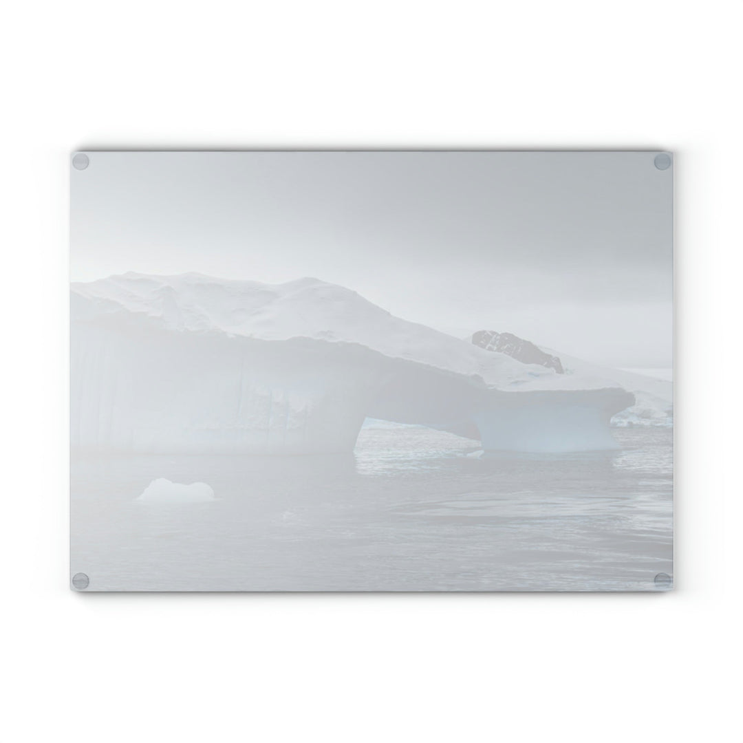 Textured Ice - Glass Cutting Board - Visiting This World