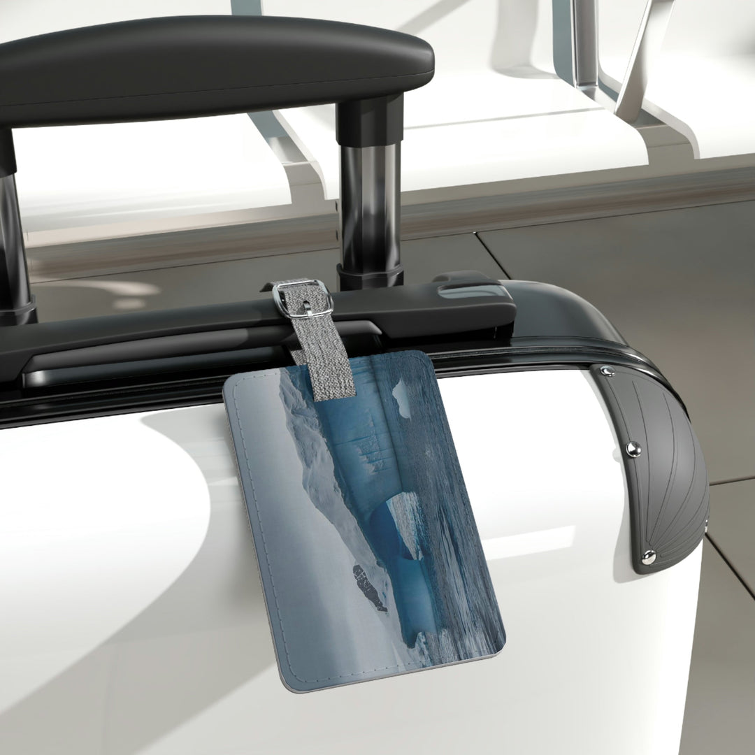 Textured Ice - Luggage Tag - Visiting This World