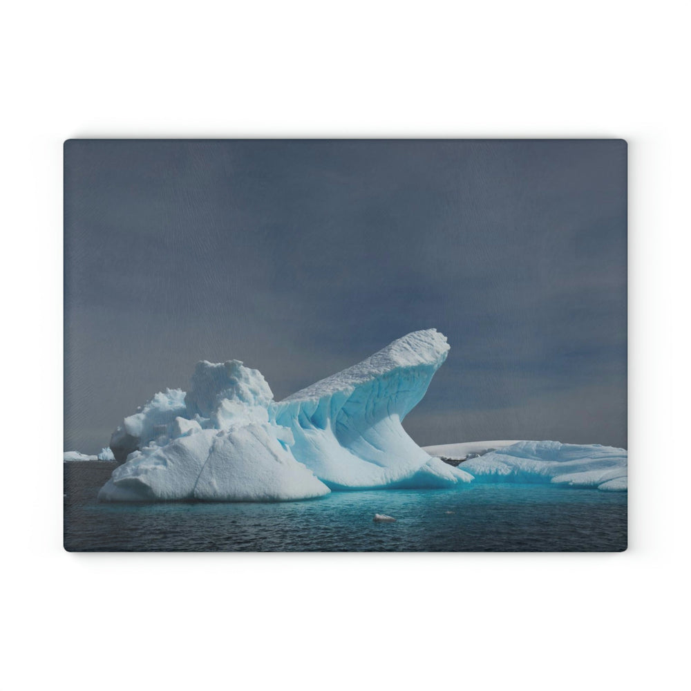 The Angles of an Iceberg - Glass Cutting Board - Visiting This World