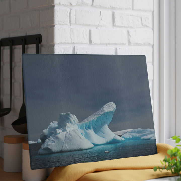 The Angles of an Iceberg - Glass Cutting Board - Visiting This World