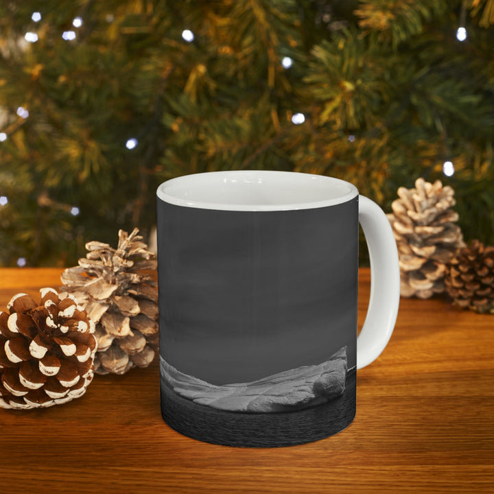 The Angles of an Iceberg in Black and White - Ceramic Mug 11oz - Visiting This World