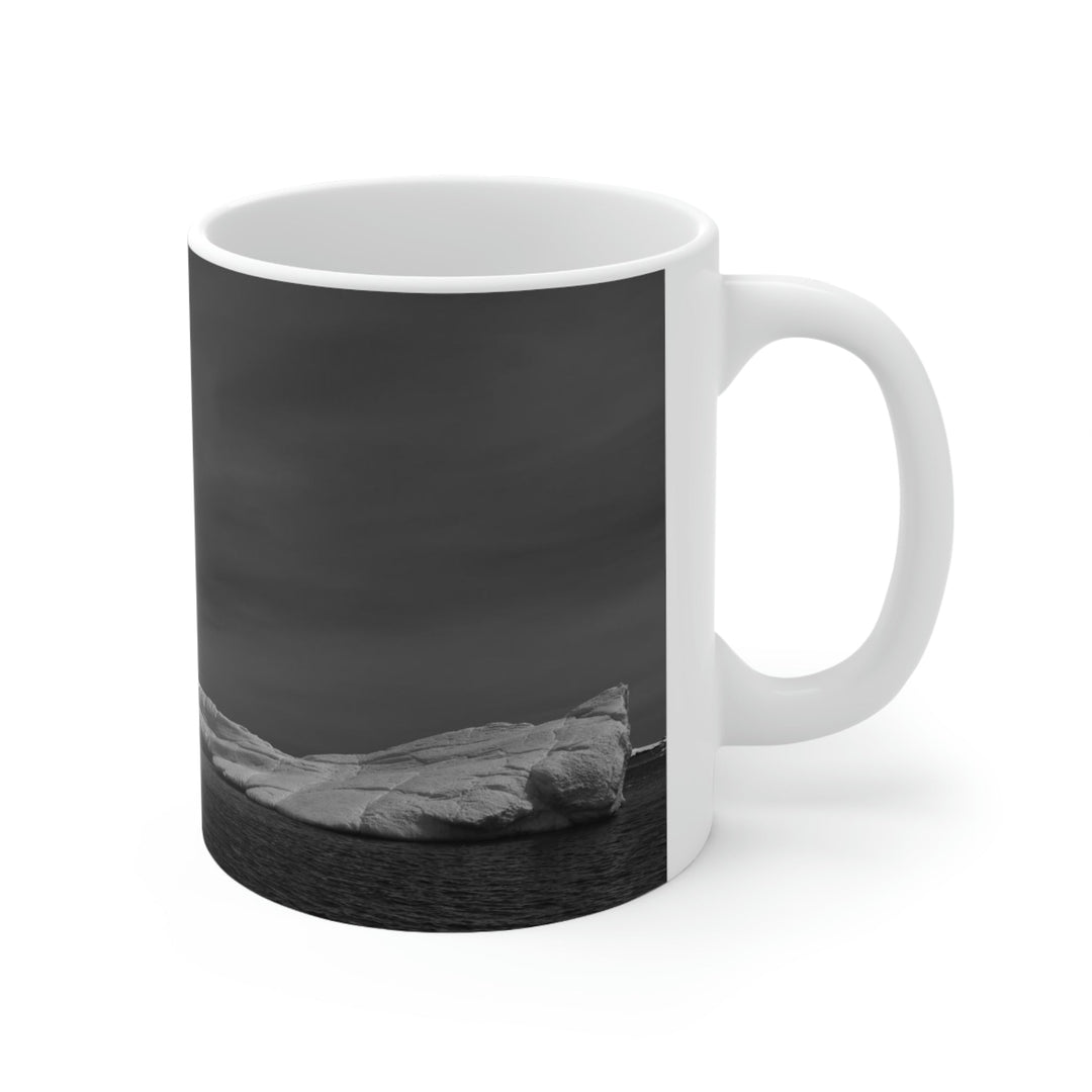 The Angles of an Iceberg in Black and White - Ceramic Mug 11oz - Visiting This World