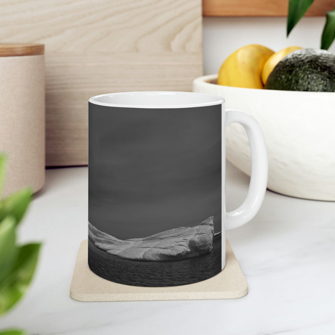 The Angles of an Iceberg in Black and White - Ceramic Mug 11oz - Visiting This World