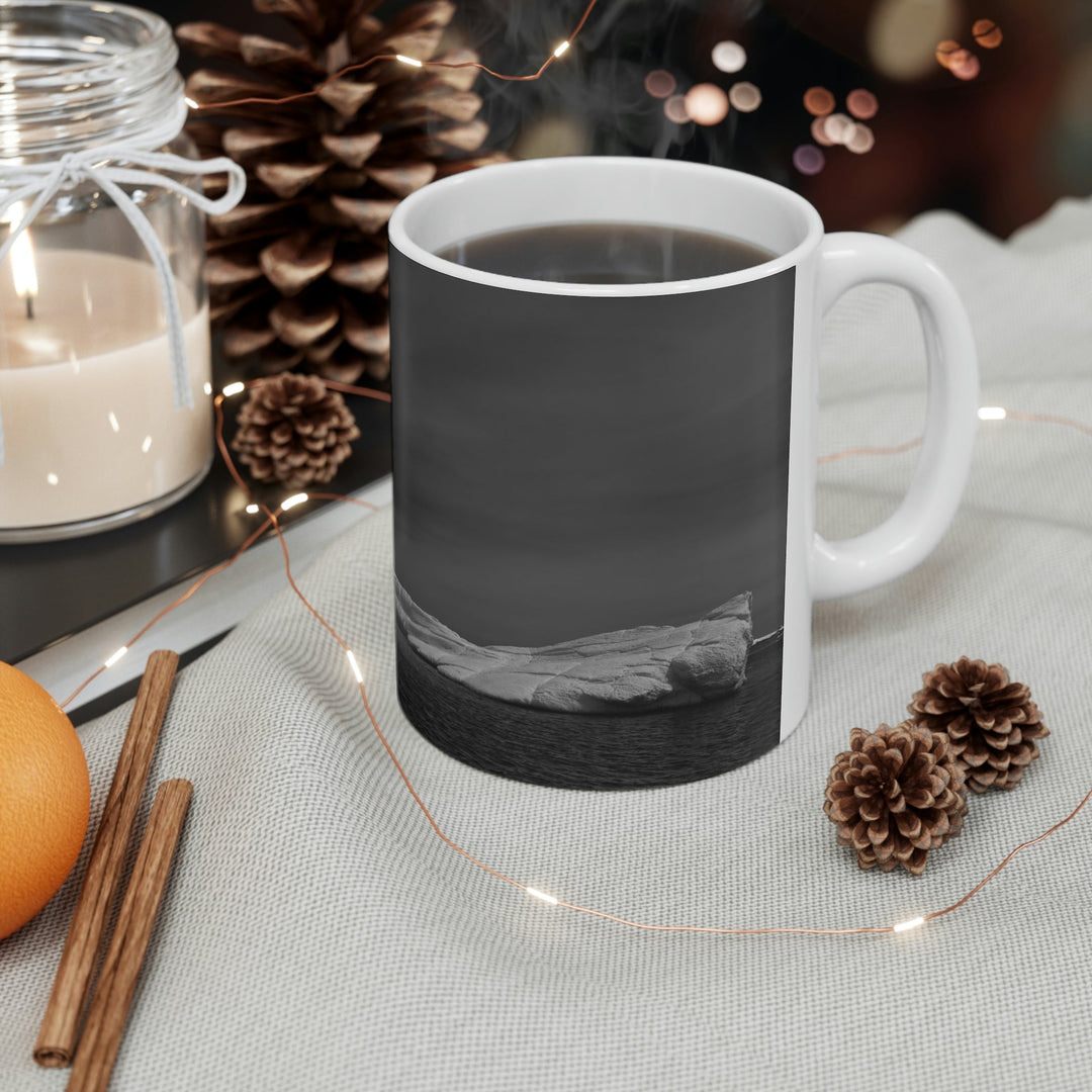 The Angles of an Iceberg in Black and White - Ceramic Mug 11oz - Visiting This World