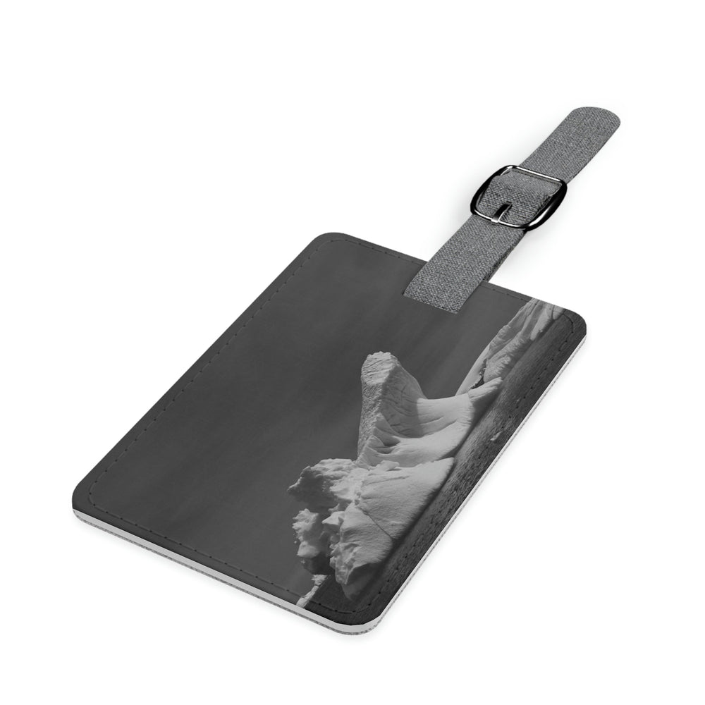 The Angles of an Iceberg in Black and White - Luggage Tag - Visiting This World