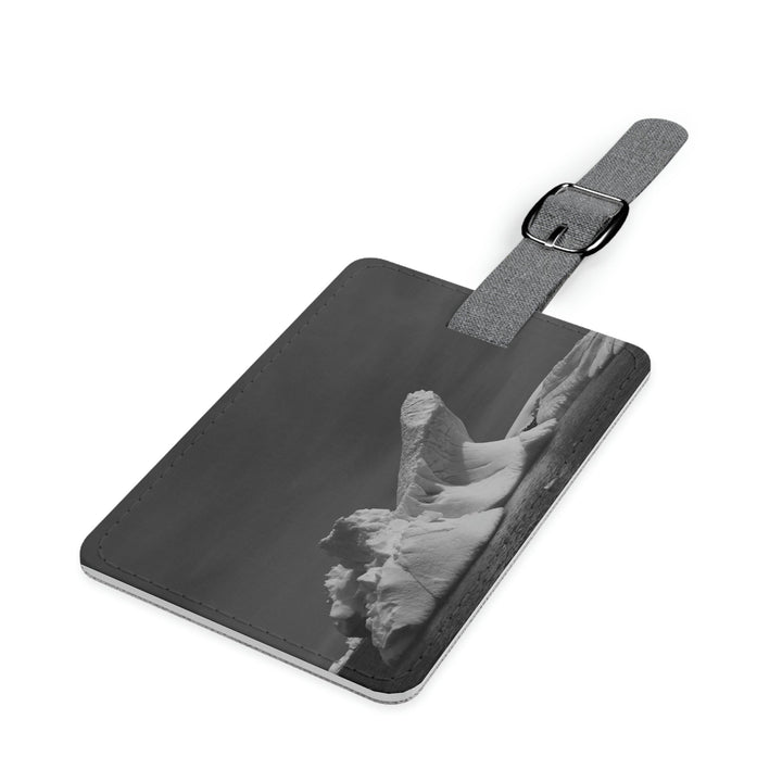 The Angles of an Iceberg in Black and White - Luggage Tag - Visiting This World