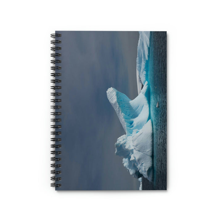 The Angles of an Iceberg - Spiral Ruled Line Notebook - Visiting This World