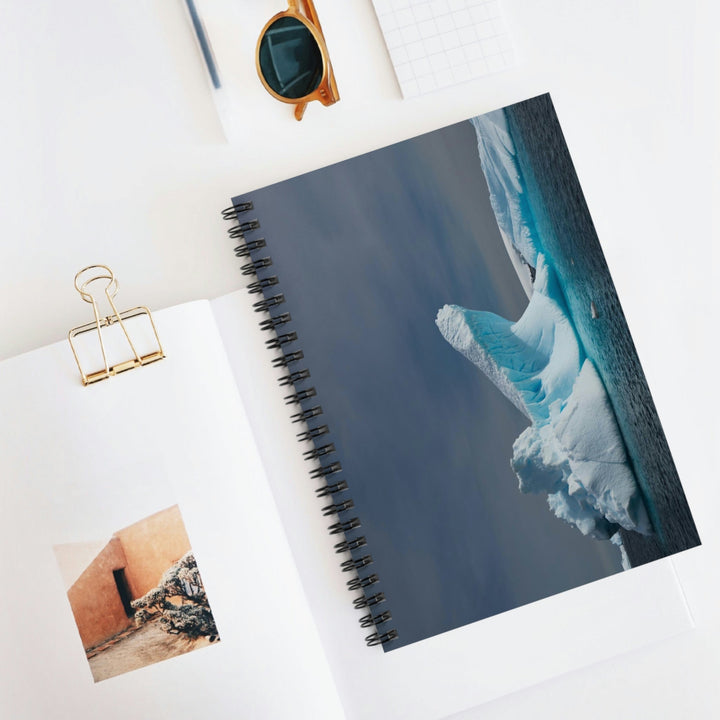 The Angles of an Iceberg - Spiral Ruled Line Notebook - Visiting This World