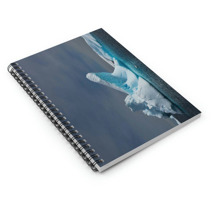 The Angles of an Iceberg - Spiral Ruled Line Notebook - Visiting This World