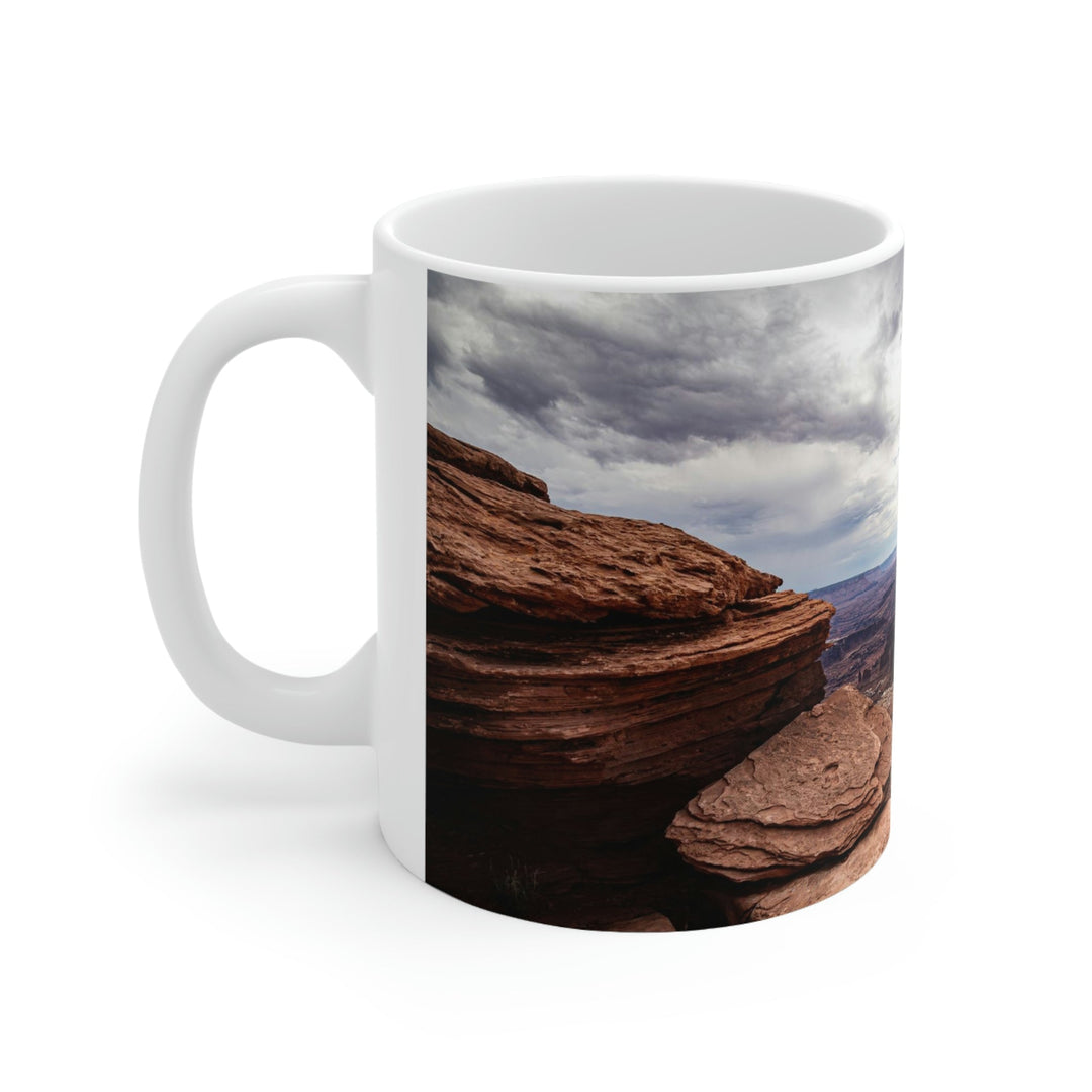 The Canyon Below - Ceramic Mug 11oz - Visiting This World