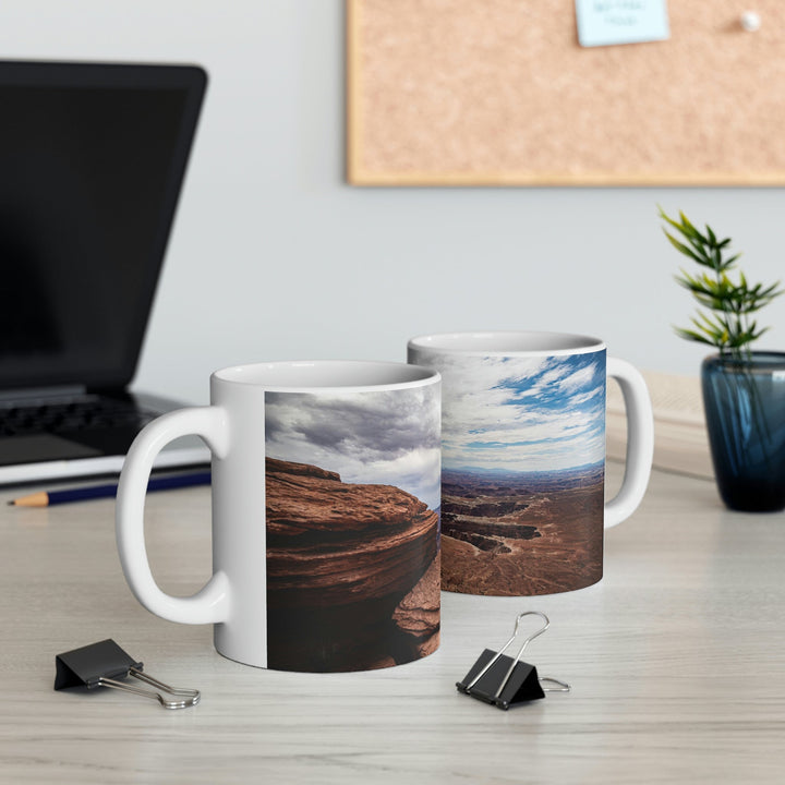 The Canyon Below - Ceramic Mug 11oz - Visiting This World