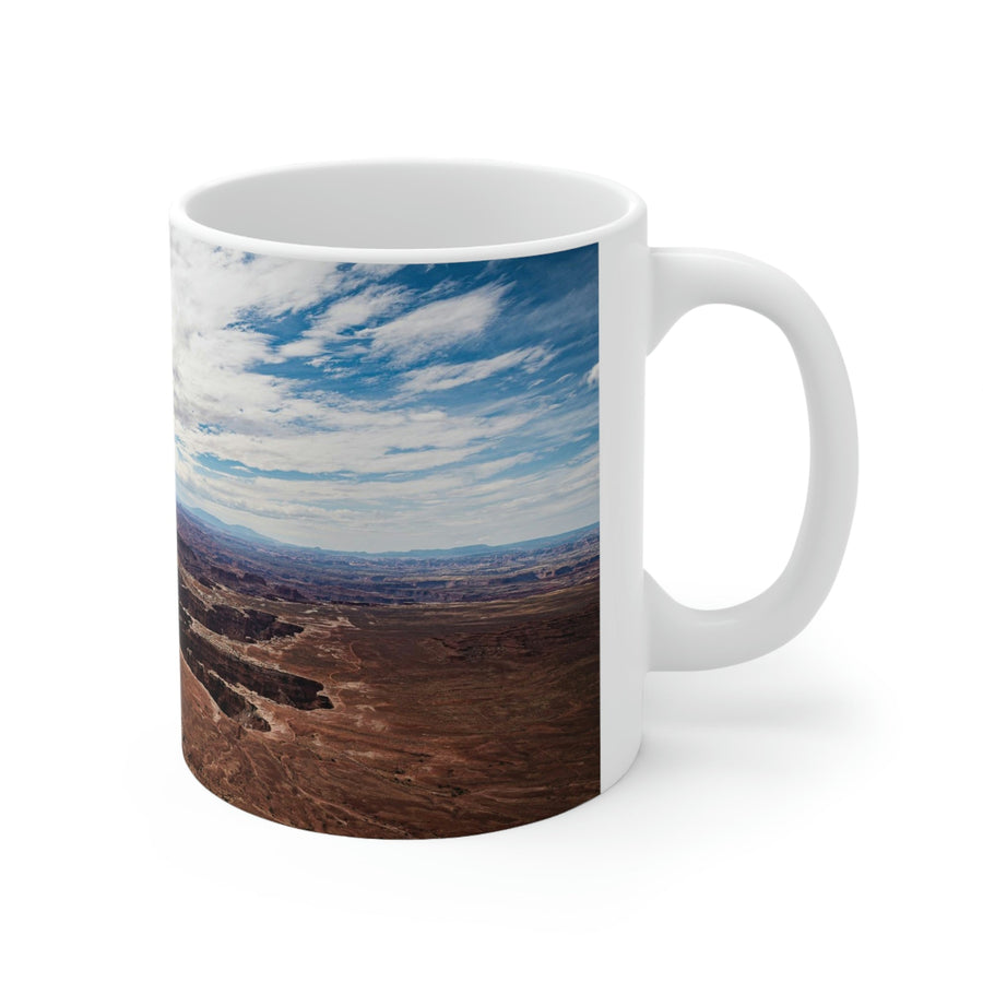 The Canyon Below - Ceramic Mug 11oz - Visiting This World