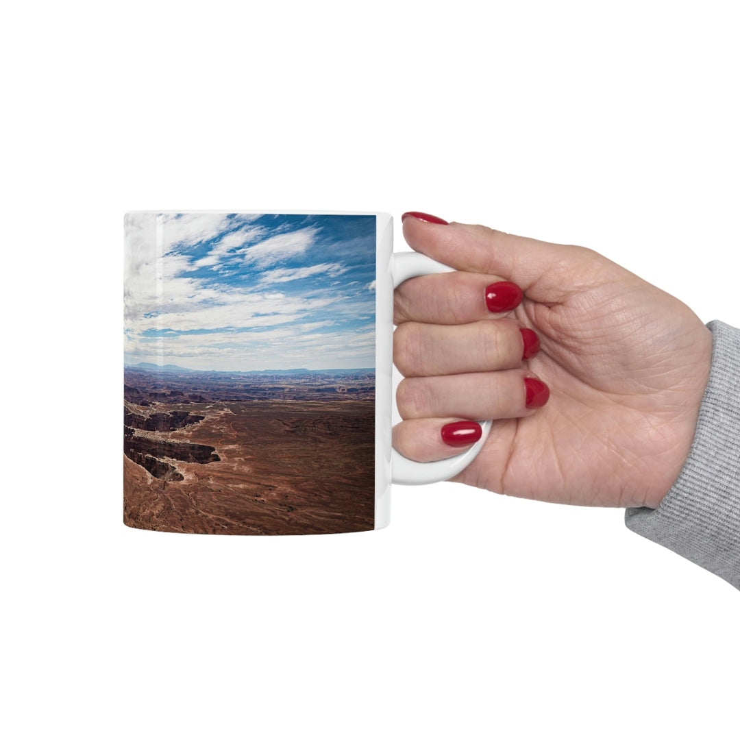 The Canyon Below - Ceramic Mug 11oz - Visiting This World