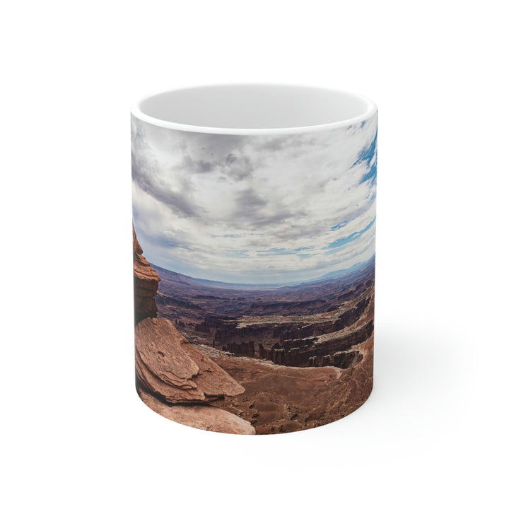 The Canyon Below - Ceramic Mug 11oz - Visiting This World