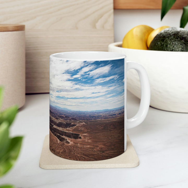 The Canyon Below - Ceramic Mug 11oz - Visiting This World