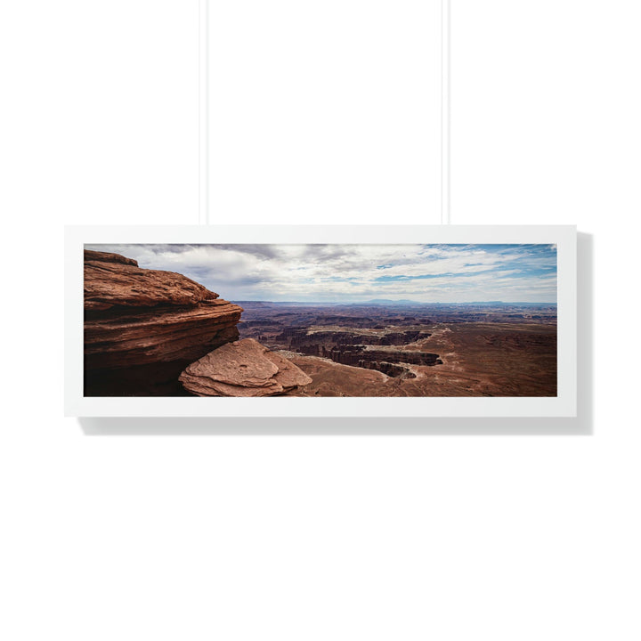 The Canyon Below - Framed Print - Visiting This World