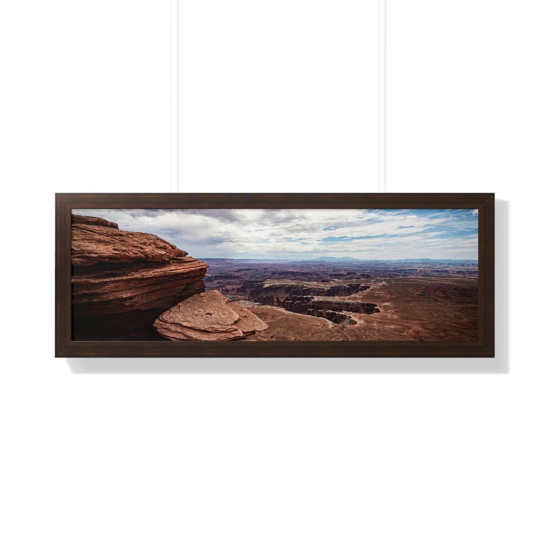 The Canyon Below - Framed Print - Visiting This World